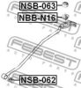 NISSA 341222F000 Bellow, shift rod arm safety pin